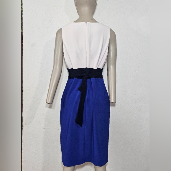 Ralph Lauren White and Blue Colorblock Skirt - Picture 2 of 12